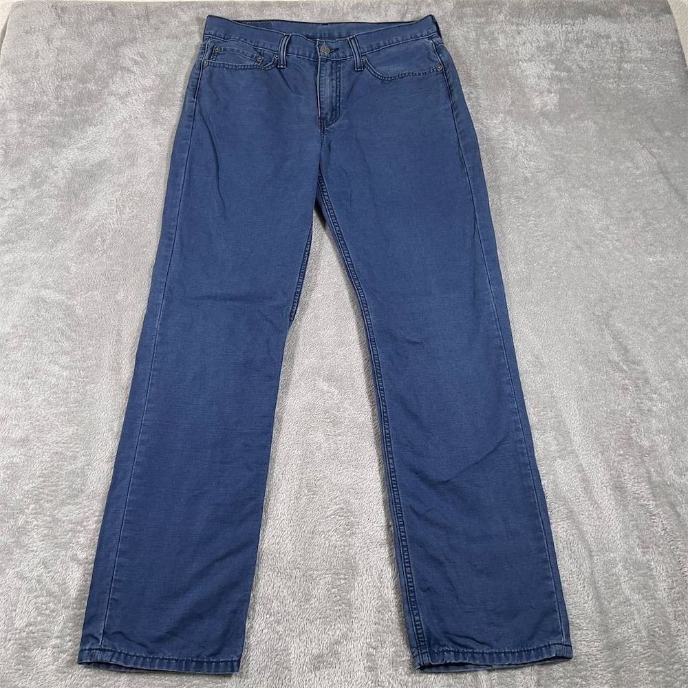 Levi's Jeans Mens Size 32x32 (Measure 34x30) Blue 514 Slim Straight Denim Casual
